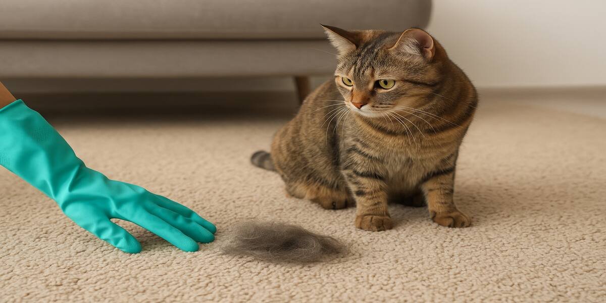 5 Simple Methods to Eliminate Cat Hair from Your Carpet