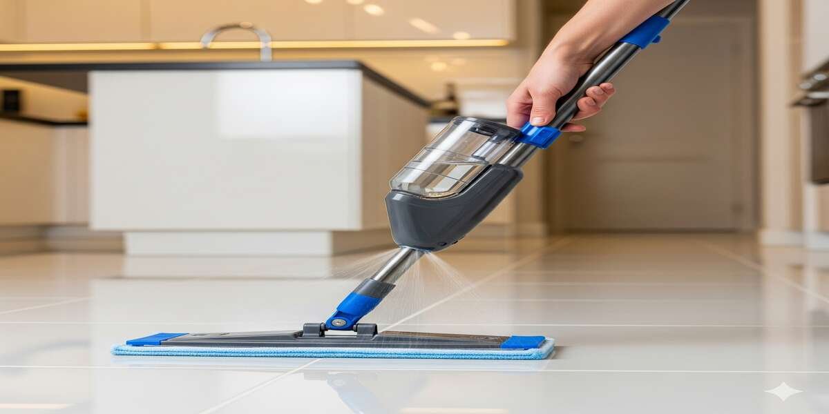 How Can a Spray Mop Help Remove Streaks from Floors?
